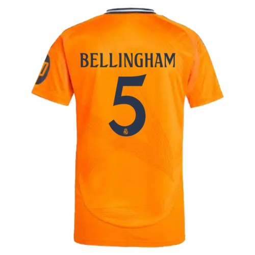 Maillot de Foot Real Madrid Bellingham 5 Exterieur 2024-25 Maillot de Foot Real Madrid Bellingham 5 Exterieur 2024-25